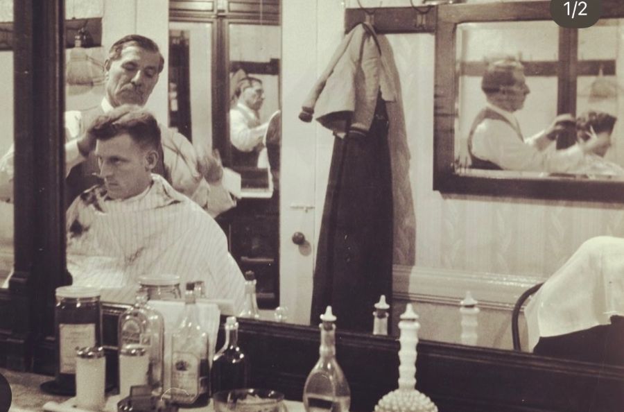 A barbershop of the era the shop takes after